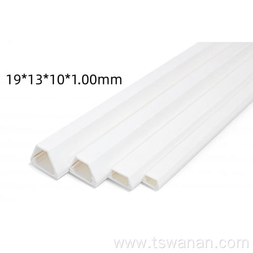19*13*10*1.00mm Trapezoidal PVC Cable Trunking